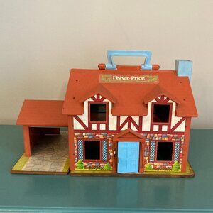 Vintage Fisher Price Tudor Play House - Toy House Only - No Accessories